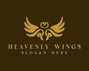 Angel Guardian Wings logo design