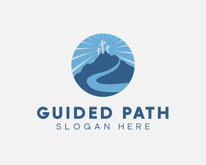 Path - Religion Holy Cross logo design