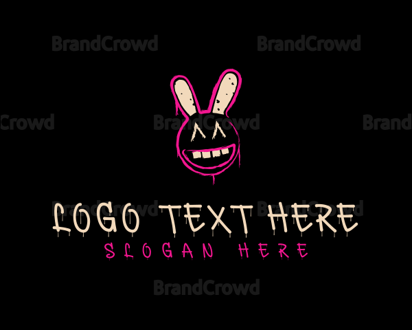 Bunny Spray Paint Logo