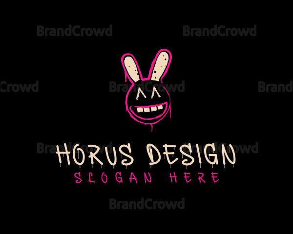 Bunny Spray Paint Logo