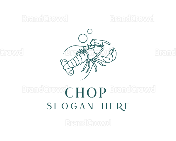 Ocean Lobster Seafood Logo