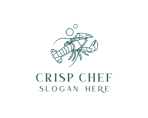 Ocean Lobster Seafood logo design