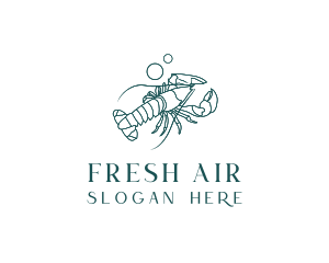 Ocean Lobster Seafood logo design