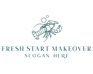 Ocean Lobster Seafood logo design