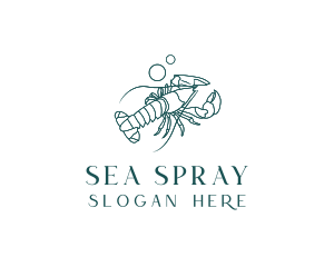 Ocean Lobster Seafood logo design