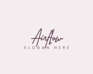 Cursive Feminine Fashion  logo design