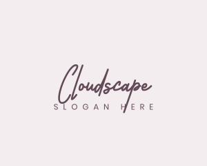 Cursive Feminine Fashion  logo design