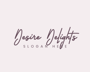 Cursive Feminine Fashion  logo design