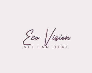 Cursive Feminine Fashion  logo design