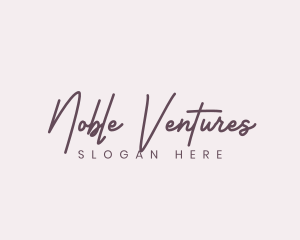 Cursive Feminine Fashion  logo design