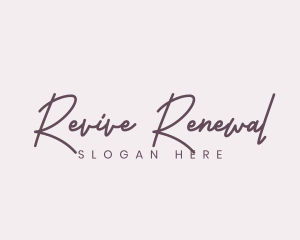 Cursive Feminine Fashion  logo design