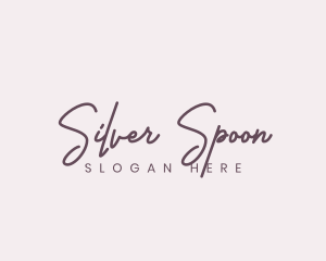 Cursive Feminine Fashion  logo design