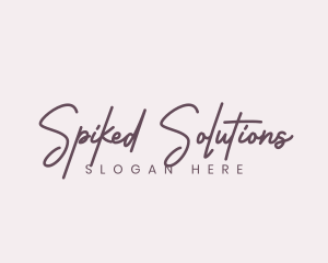 Cursive Feminine Fashion  logo design