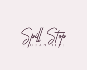 Cursive Feminine Fashion  logo design