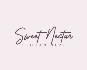 Cursive Feminine Fashion  logo design