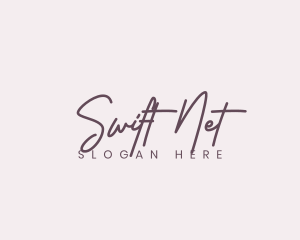 Cursive Feminine Fashion  logo design