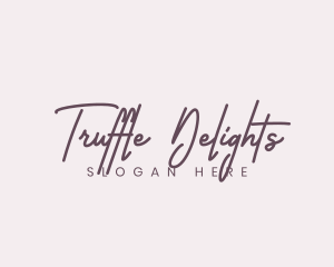 Cursive Feminine Fashion  logo design