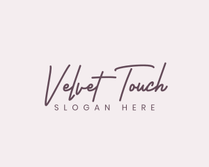 Cursive Feminine Fashion  logo design