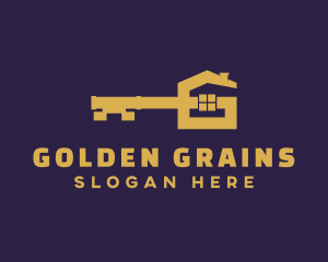 Golden Key Realty logo design