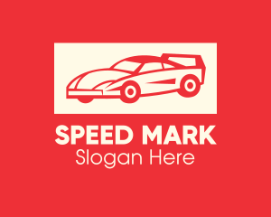 Red Sports Car logo design