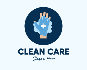 Hand Washing Sanitation logo design