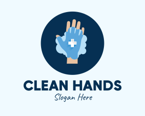 Hand Washing Sanitation logo design