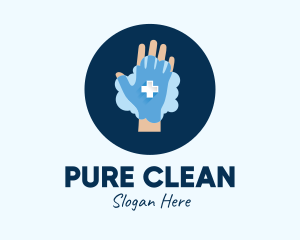 Hand Washing Sanitation logo design