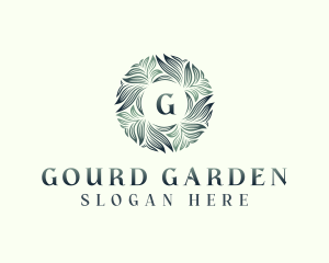 Nature Garden Leaves logo design