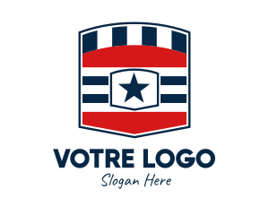 Citizen - US American Shield logo design