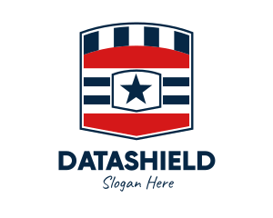 Orange Shield - US American Shield logo design