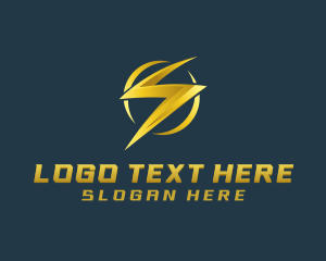 Charge - Lightning Energy Charging logo design