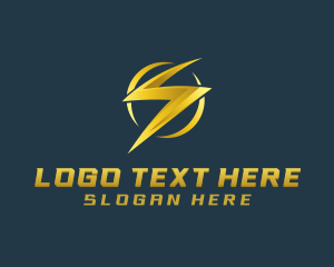 Lightning Energy Charging logo design