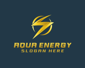 Lightning Energy Charging logo design