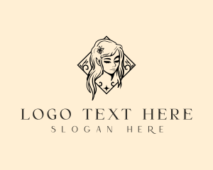 Fairy - Mythical Female Fairy logo design