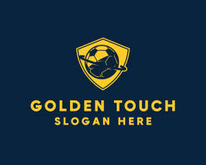 Gold - Gold Soccer Badge logo design