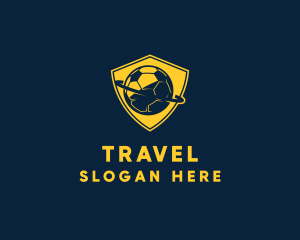 Gold Soccer Badge logo design