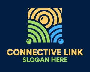 Network - Wifi Signal Network logo design