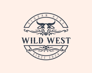 Western - Western Bull Rodeo logo design
