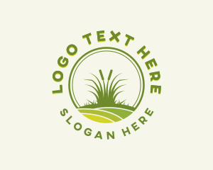 Lawn Grass Gardening  Logo