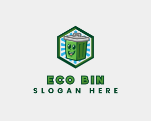 Bin - Garbage Bin Recycle logo design