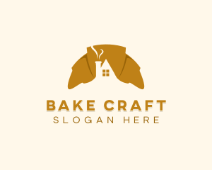 Homemade Croissant Bread Bakery logo design