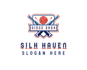 Cricket Sports League logo design