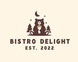 Bear Forest Beer logo design