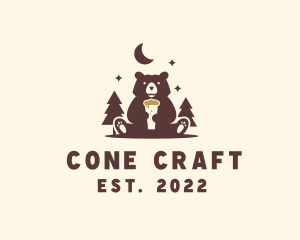 Bear Forest Beer logo design