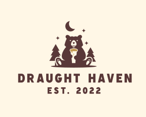 Bear Forest Beer logo design