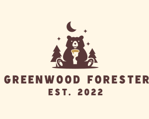 Bear Forest Beer logo design