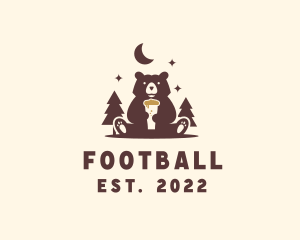 Wild - Bear Forest Beer logo design