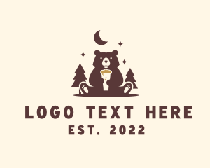 Forest - Bear Forest Beer logo design