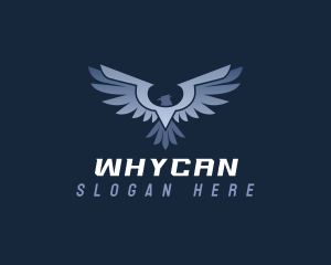 Streamer - Eagle Bird Wing logo design