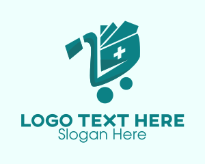 Push Cart - Medical Supplies Shopping logo design